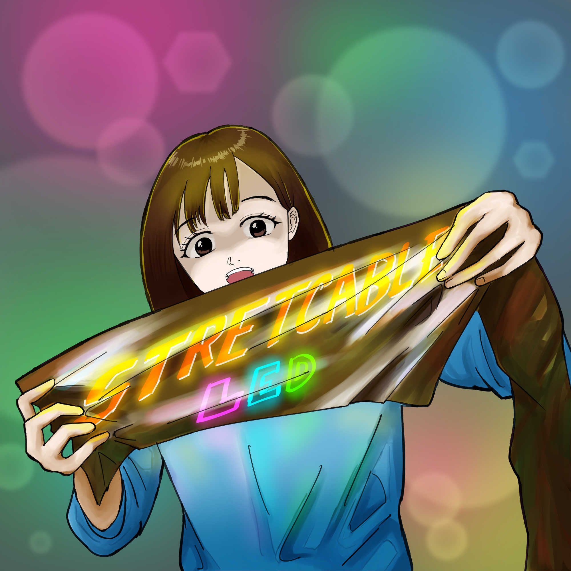 ストレッチャブルLED